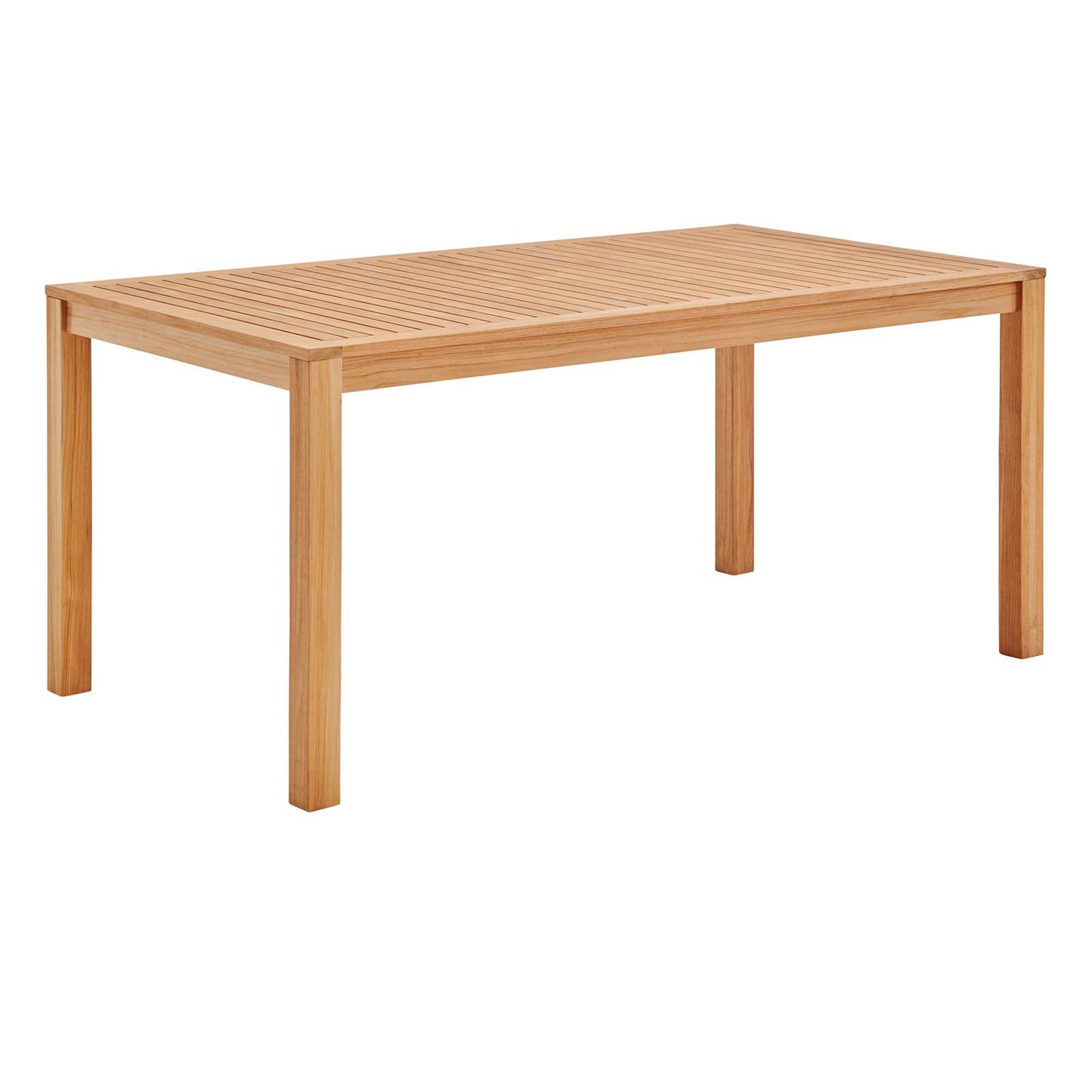 Farmstay 63" Rectangle Outdoor Patio Teak Wood Dining Table By Modway - EEI-3719 | Outdoor Tables | Modishstore - 2