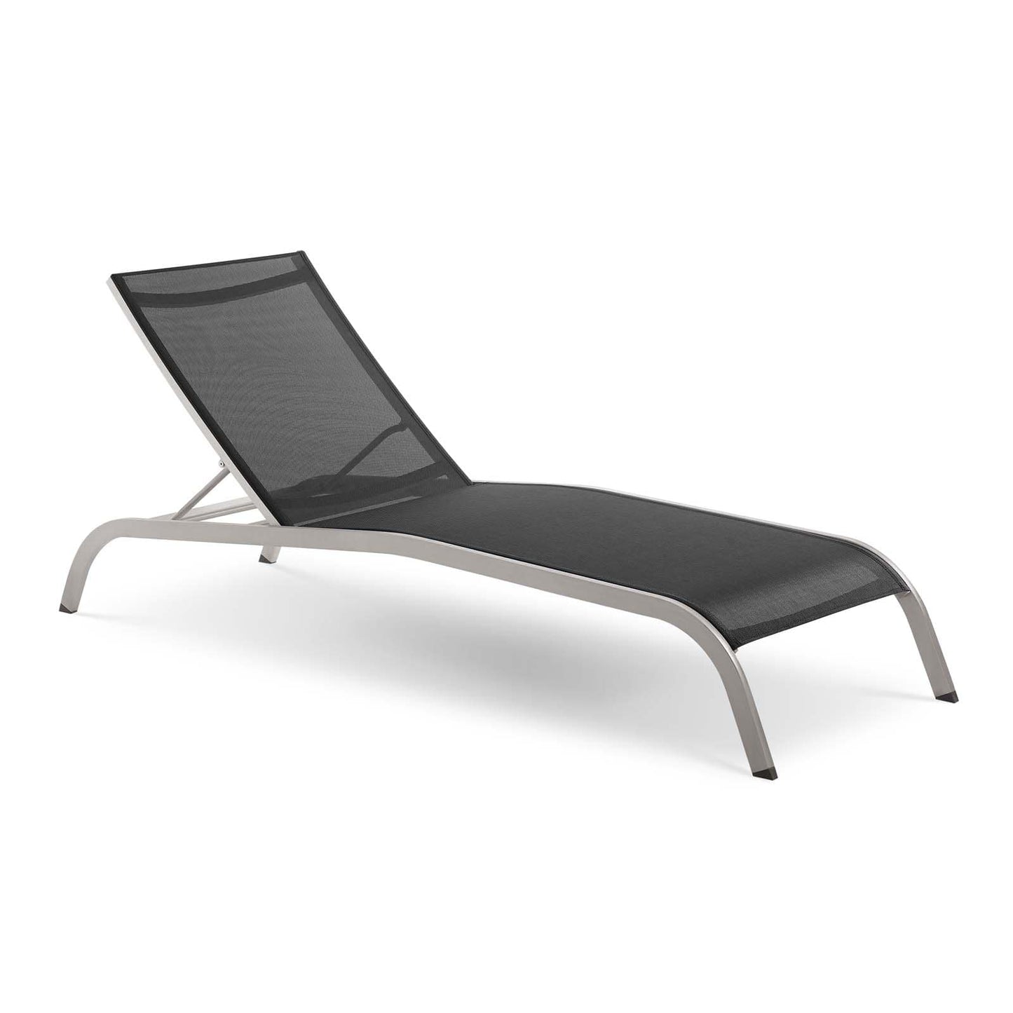 Modway Savannah Mesh Chaise Outdoor Patio Aluminum Lounge Chair - EEI-3721 | Outdoor Recliners & Lounge Chairs | Modishstore - 2
