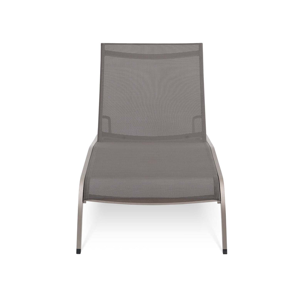 Modway Savannah Mesh Chaise Outdoor Patio Aluminum Lounge Chair - EEI-3721 | Outdoor Recliners & Lounge Chairs | Modishstore - 11