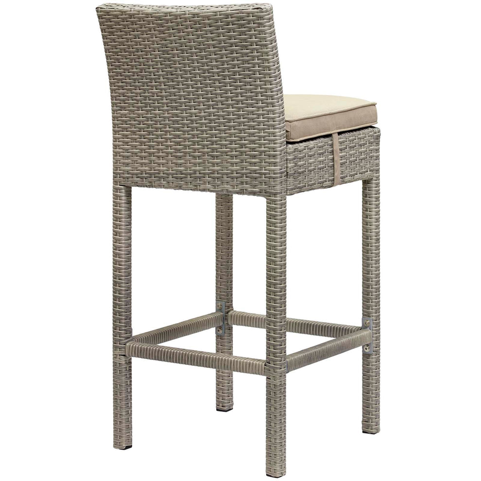 Conduit 5 Piece Outdoor Patio Wicker Rattan Set By Modway - EEI-3722 | Outdoor Sofas, Loveseats & Sectionals | Modishstore - 5