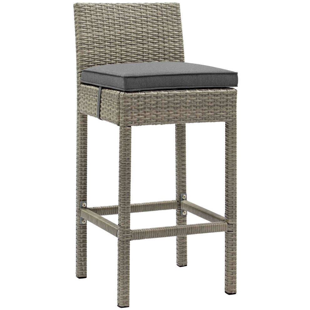 Conduit 5 Piece Outdoor Patio Wicker Rattan Set By Modway - EEI-3722 | Outdoor Sofas, Loveseats & Sectionals | Modishstore - 9