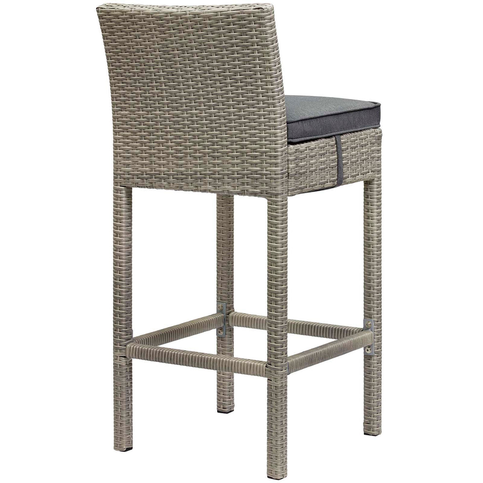 Conduit 5 Piece Outdoor Patio Wicker Rattan Set By Modway - EEI-3722 | Outdoor Sofas, Loveseats & Sectionals | Modishstore - 11