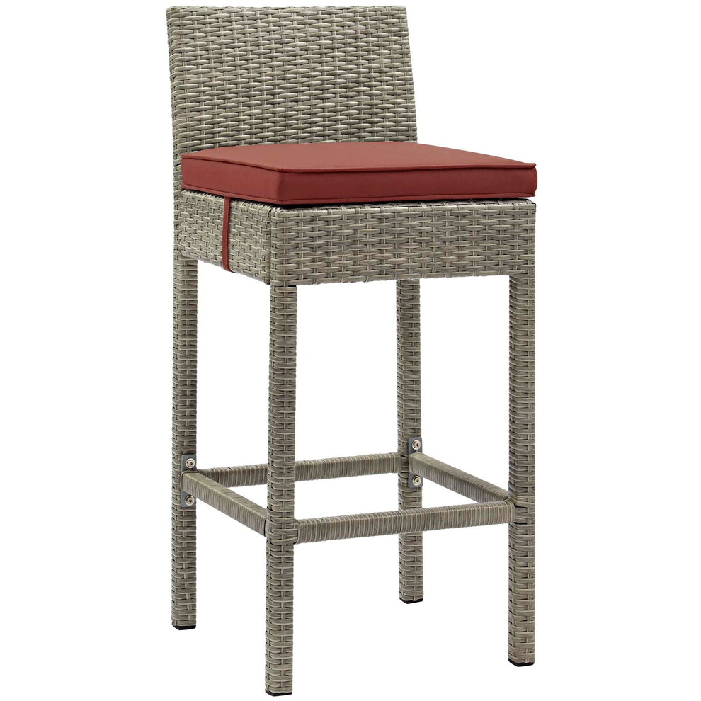 Conduit 5 Piece Outdoor Patio Wicker Rattan Set By Modway - EEI-3722 | Outdoor Sofas, Loveseats & Sectionals | Modishstore - 16