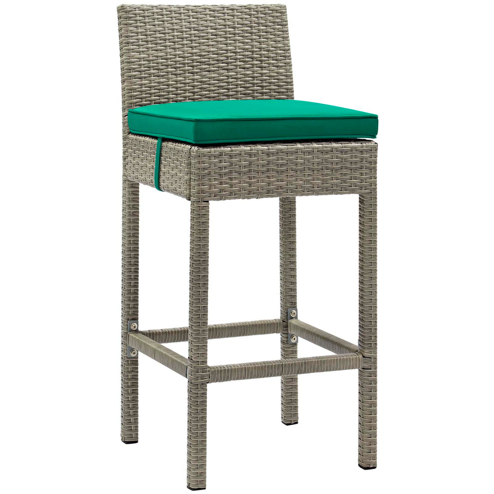 Conduit 5 Piece Outdoor Patio Wicker Rattan Set By Modway - EEI-3722 | Outdoor Sofas, Loveseats & Sectionals | Modishstore - 23