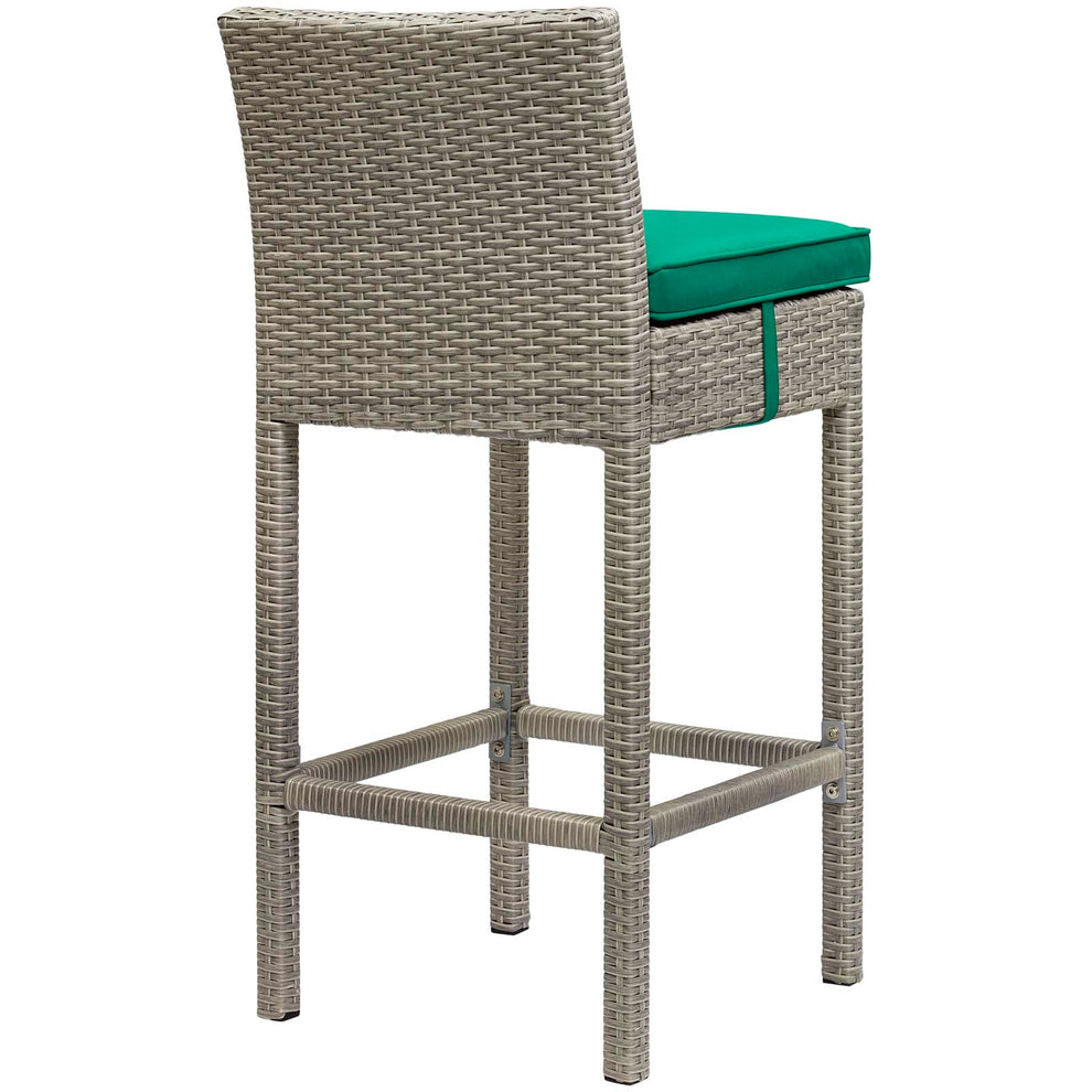 Conduit 5 Piece Outdoor Patio Wicker Rattan Set By Modway - EEI-3722 | Outdoor Sofas, Loveseats & Sectionals | Modishstore - 25