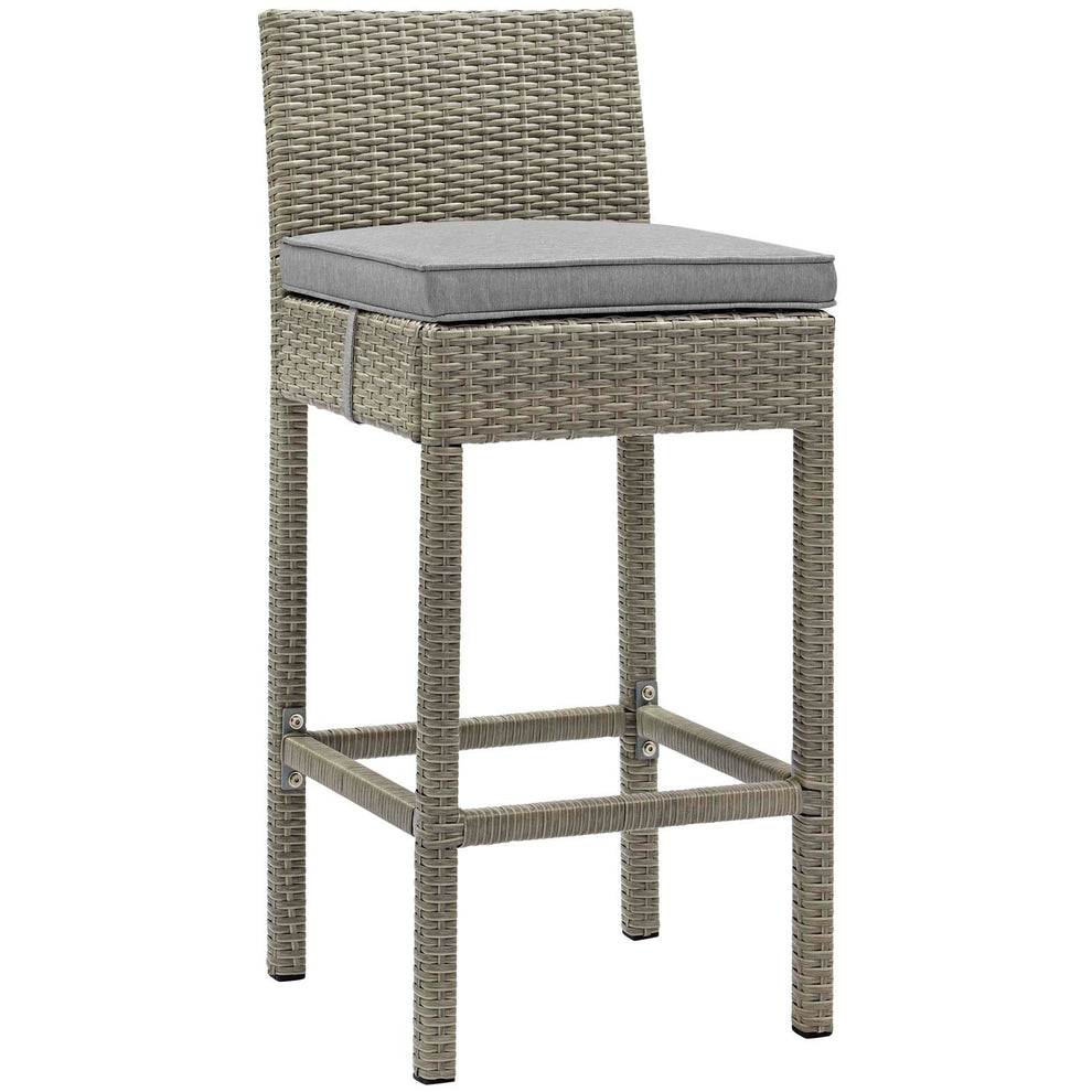 Conduit 5 Piece Outdoor Patio Wicker Rattan Set By Modway - EEI-3722 | Outdoor Sofas, Loveseats & Sectionals | Modishstore - 30