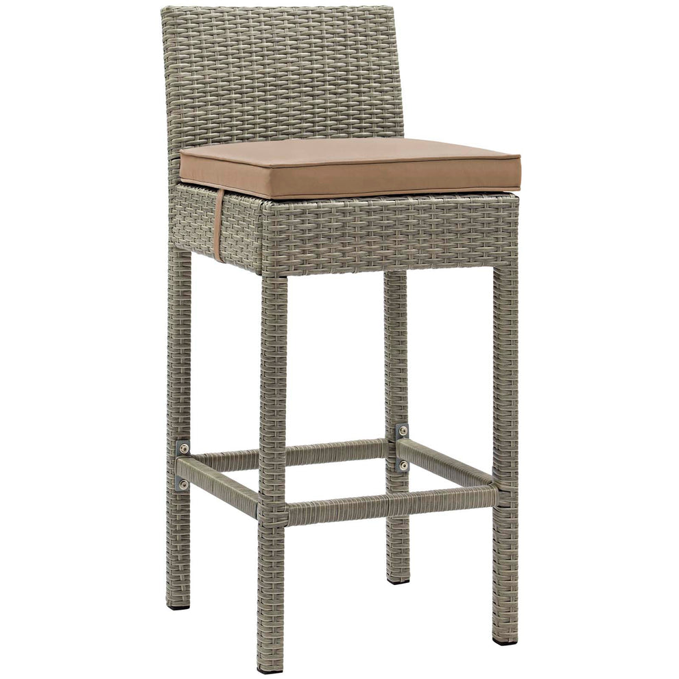 Conduit 5 Piece Outdoor Patio Wicker Rattan Set By Modway - EEI-3722 | Outdoor Sofas, Loveseats & Sectionals | Modishstore - 37