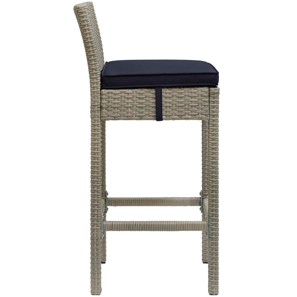 Conduit 5 Piece Outdoor Patio Wicker Rattan Set By Modway - EEI-3722 | Outdoor Sofas, Loveseats & Sectionals | Modishstore - 45