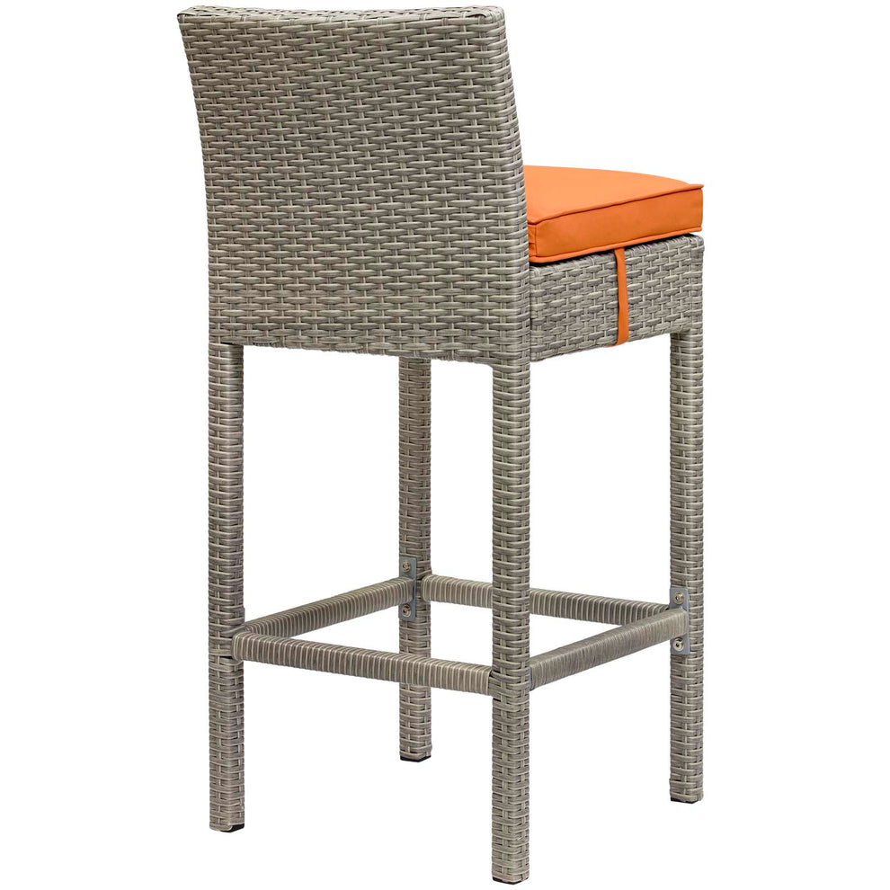 Conduit 5 Piece Outdoor Patio Wicker Rattan Set By Modway - EEI-3722 | Outdoor Sofas, Loveseats & Sectionals | Modishstore - 53