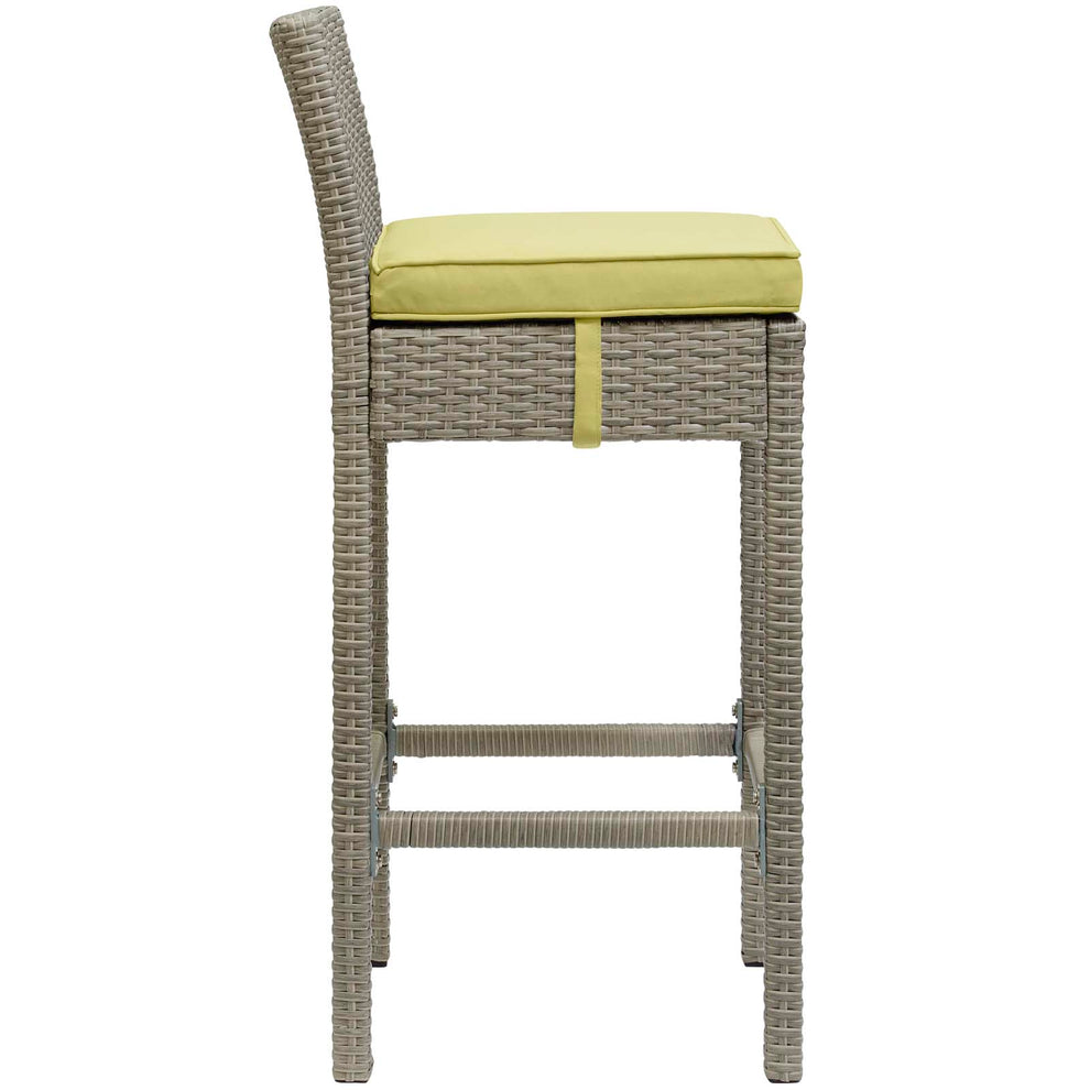 Conduit 5 Piece Outdoor Patio Wicker Rattan Set By Modway - EEI-3722 | Outdoor Sofas, Loveseats & Sectionals | Modishstore - 59