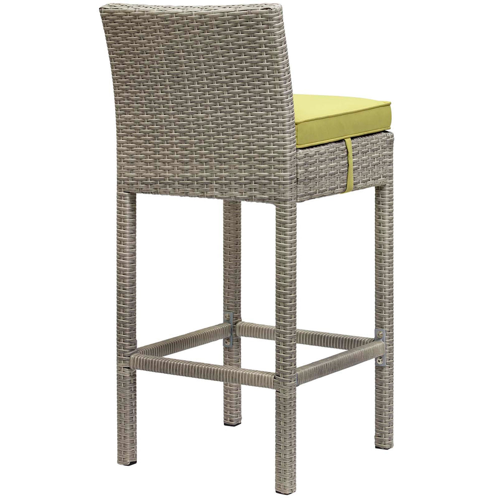 Conduit 5 Piece Outdoor Patio Wicker Rattan Set By Modway - EEI-3722 | Outdoor Sofas, Loveseats & Sectionals | Modishstore - 60