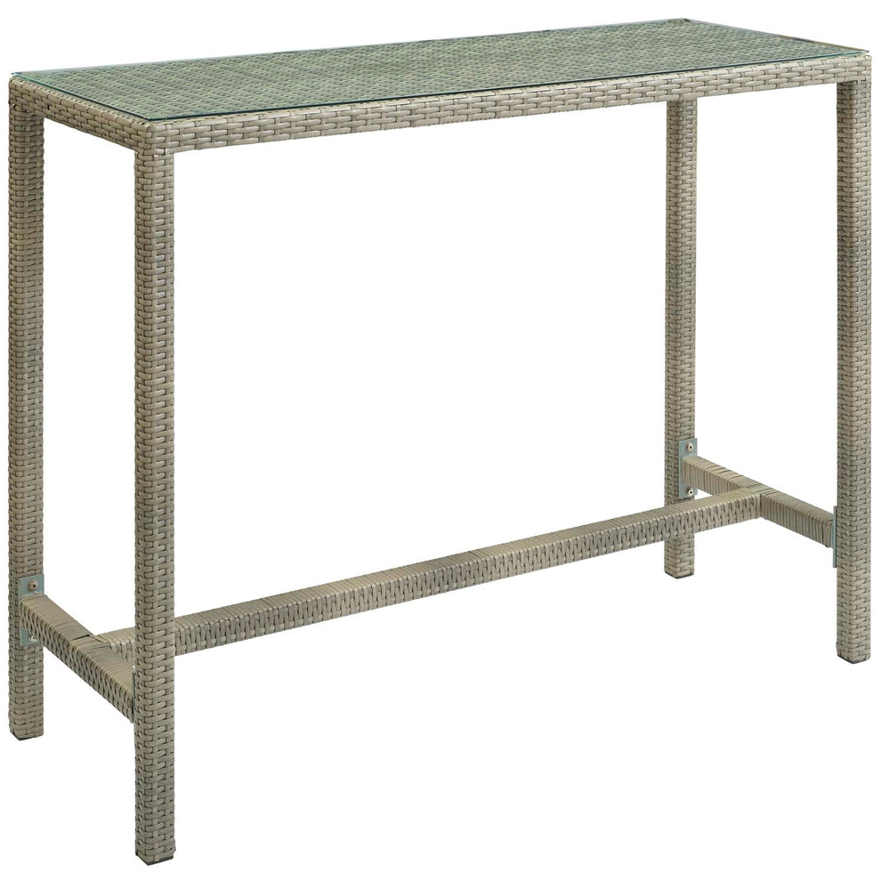 Conduit 5 Piece Outdoor Patio Wicker Rattan Set By Modway - EEI-3722 | Outdoor Sofas, Loveseats & Sectionals | Modishstore - 68