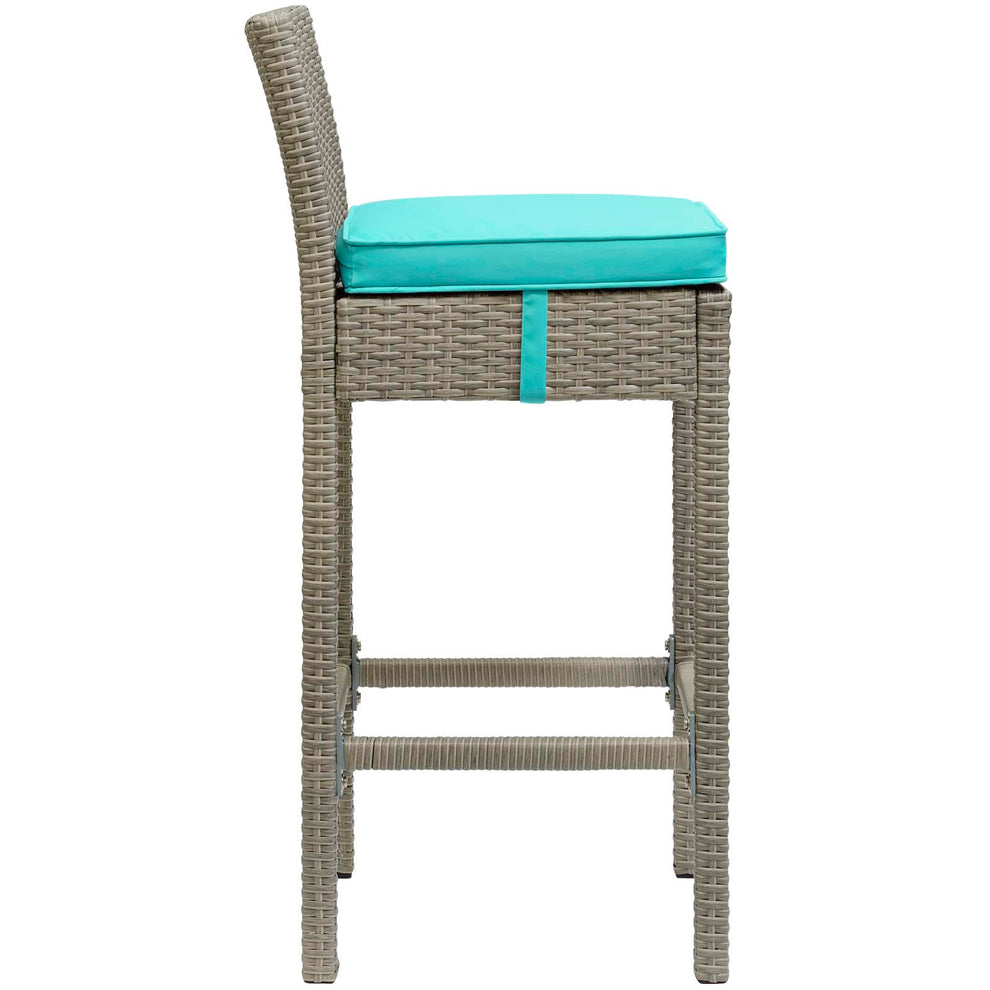 Conduit 5 Piece Outdoor Patio Wicker Rattan Set By Modway - EEI-3722 | Outdoor Sofas, Loveseats & Sectionals | Modishstore - 73