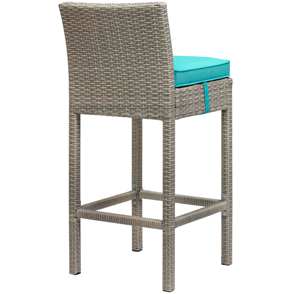 Conduit 5 Piece Outdoor Patio Wicker Rattan Set By Modway - EEI-3722 | Outdoor Sofas, Loveseats & Sectionals | Modishstore - 74
