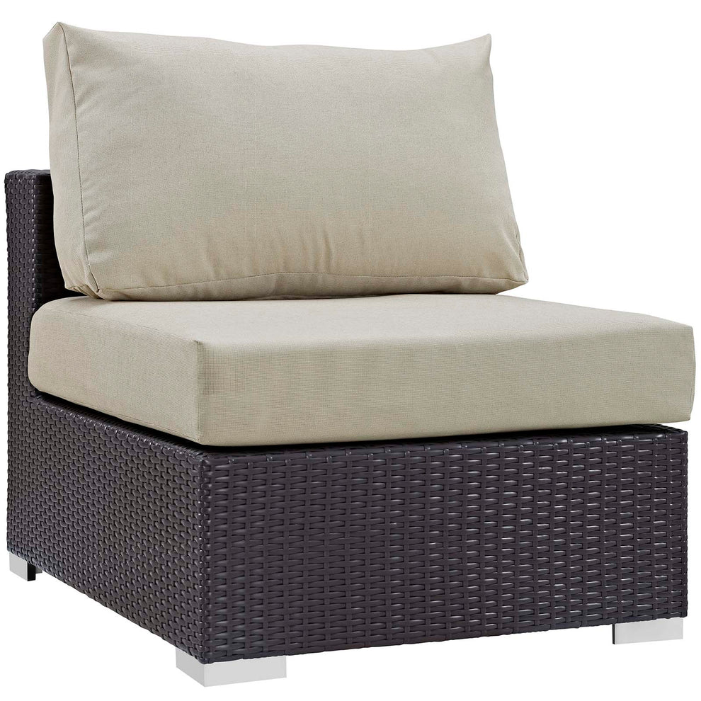 Convene 5 Piece Set Outdoor Patio with Fire Pit By Modway - EEI-3723 | Outdoor Sofas, Loveseats & Sectionals | Modishstore - 3