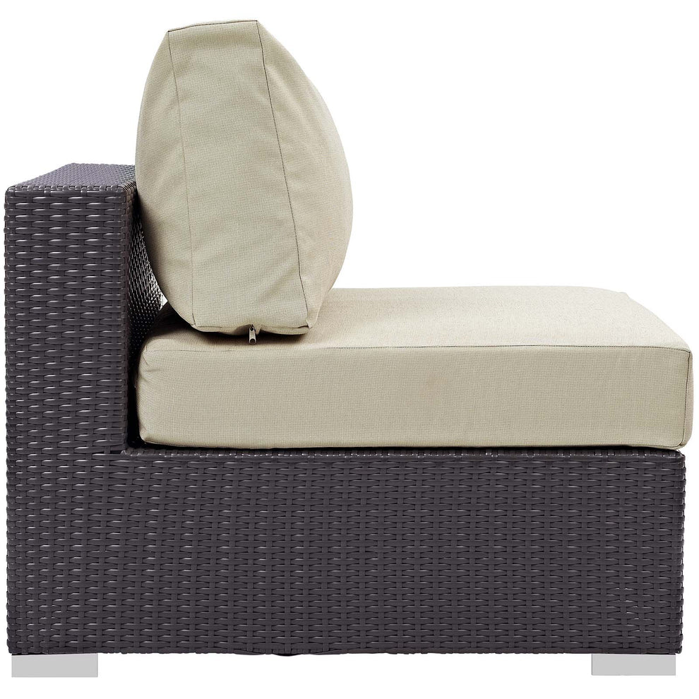 Convene 5 Piece Set Outdoor Patio with Fire Pit By Modway - EEI-3723 | Outdoor Sofas, Loveseats & Sectionals | Modishstore - 4