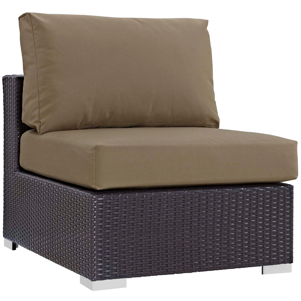 Convene 5 Piece Set Outdoor Patio with Fire Pit By Modway - EEI-3723 | Outdoor Sofas, Loveseats & Sectionals | Modishstore - 11