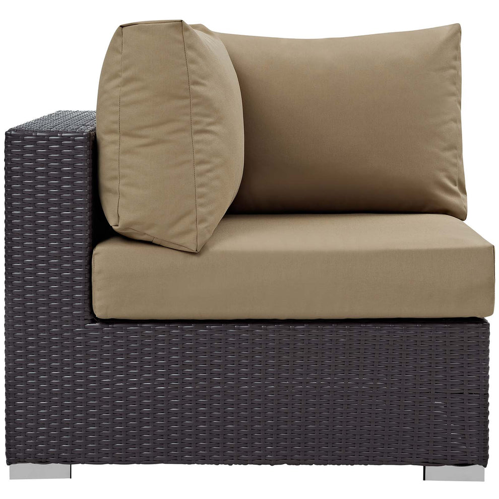 Convene 5 Piece Set Outdoor Patio with Fire Pit By Modway - EEI-3723 | Outdoor Sofas, Loveseats & Sectionals | Modishstore - 14