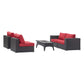 Convene 5 Piece Set Outdoor Patio with Fire Pit By Modway - EEI-3723 | Outdoor Sofas, Loveseats & Sectionals | Modishstore - 18