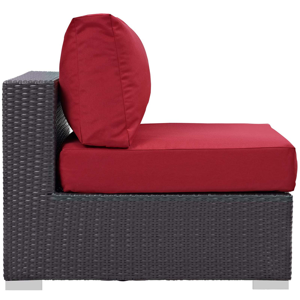Convene 5 Piece Set Outdoor Patio with Fire Pit By Modway - EEI-3723 | Outdoor Sofas, Loveseats & Sectionals | Modishstore - 20