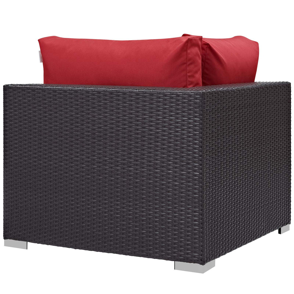 Convene 5 Piece Set Outdoor Patio with Fire Pit By Modway - EEI-3723 | Outdoor Sofas, Loveseats & Sectionals | Modishstore - 22