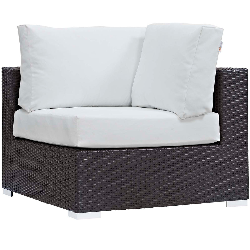 Convene 5 Piece Set Outdoor Patio with Fire Pit By Modway - EEI-3723 | Outdoor Sofas, Loveseats & Sectionals | Modishstore - 29