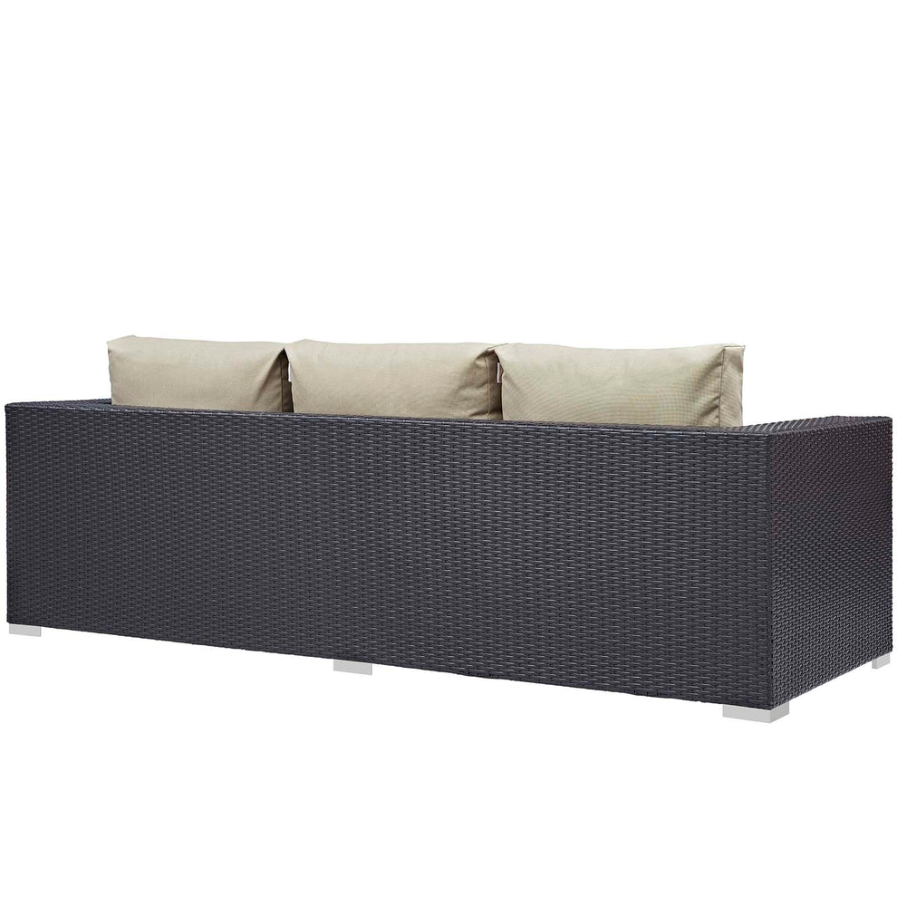 Modway Convene 3 Piece Set Outdoor Patio with Fire Pit - EEI-3724 | Outdoor Sofas, Loveseats & Sectionals | Modishstore - 2