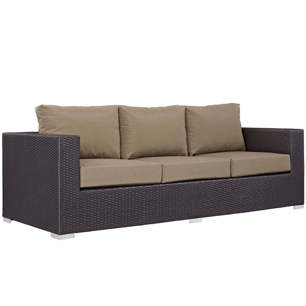 Modway Convene 3 Piece Set Outdoor Patio with Fire Pit - EEI-3724 | Outdoor Sofas, Loveseats & Sectionals | Modishstore - 9