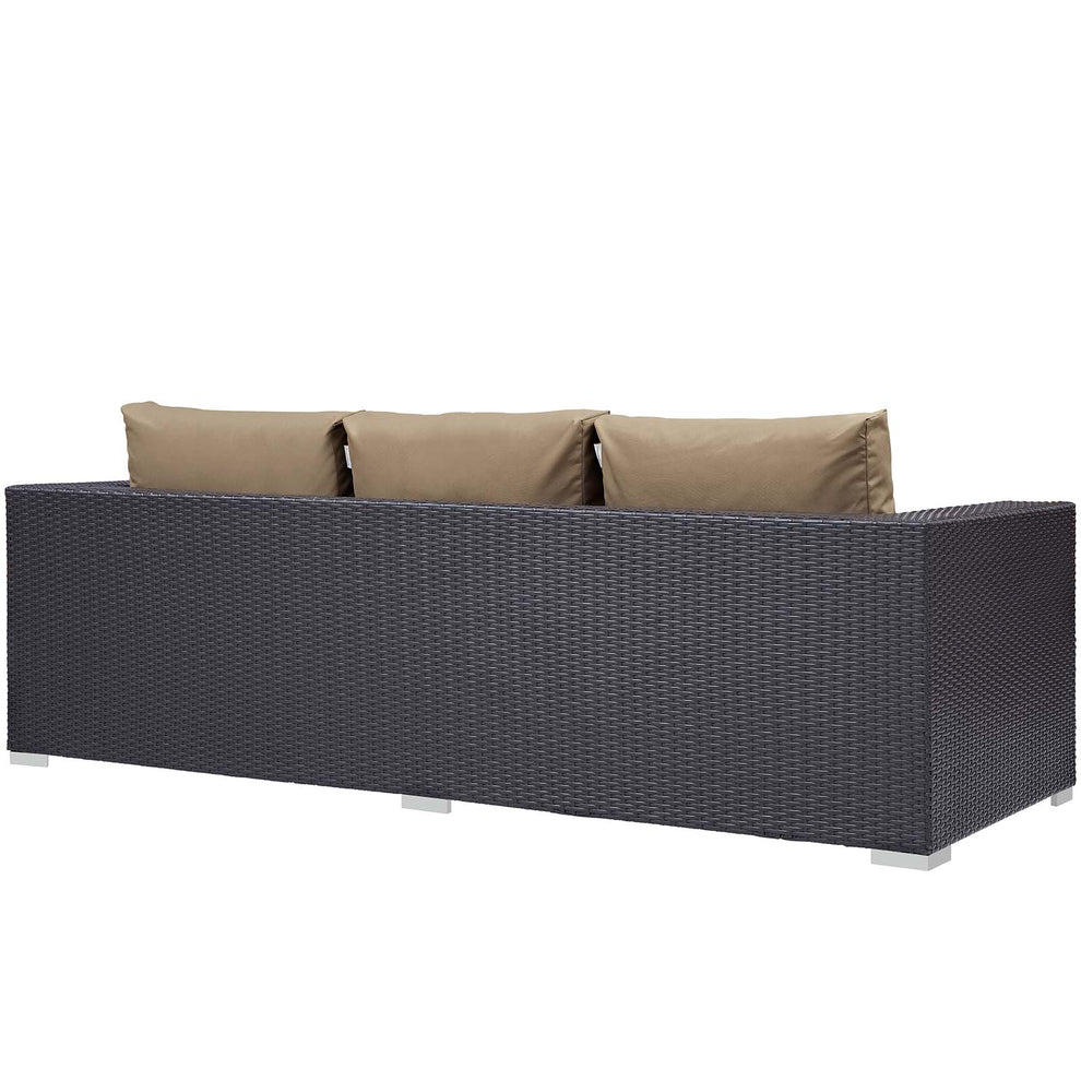 Modway Convene 3 Piece Set Outdoor Patio with Fire Pit - EEI-3724 | Outdoor Sofas, Loveseats & Sectionals | Modishstore - 11