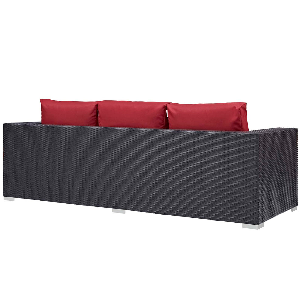 Modway Convene 3 Piece Set Outdoor Patio with Fire Pit - EEI-3724 | Outdoor Sofas, Loveseats & Sectionals | Modishstore - 16