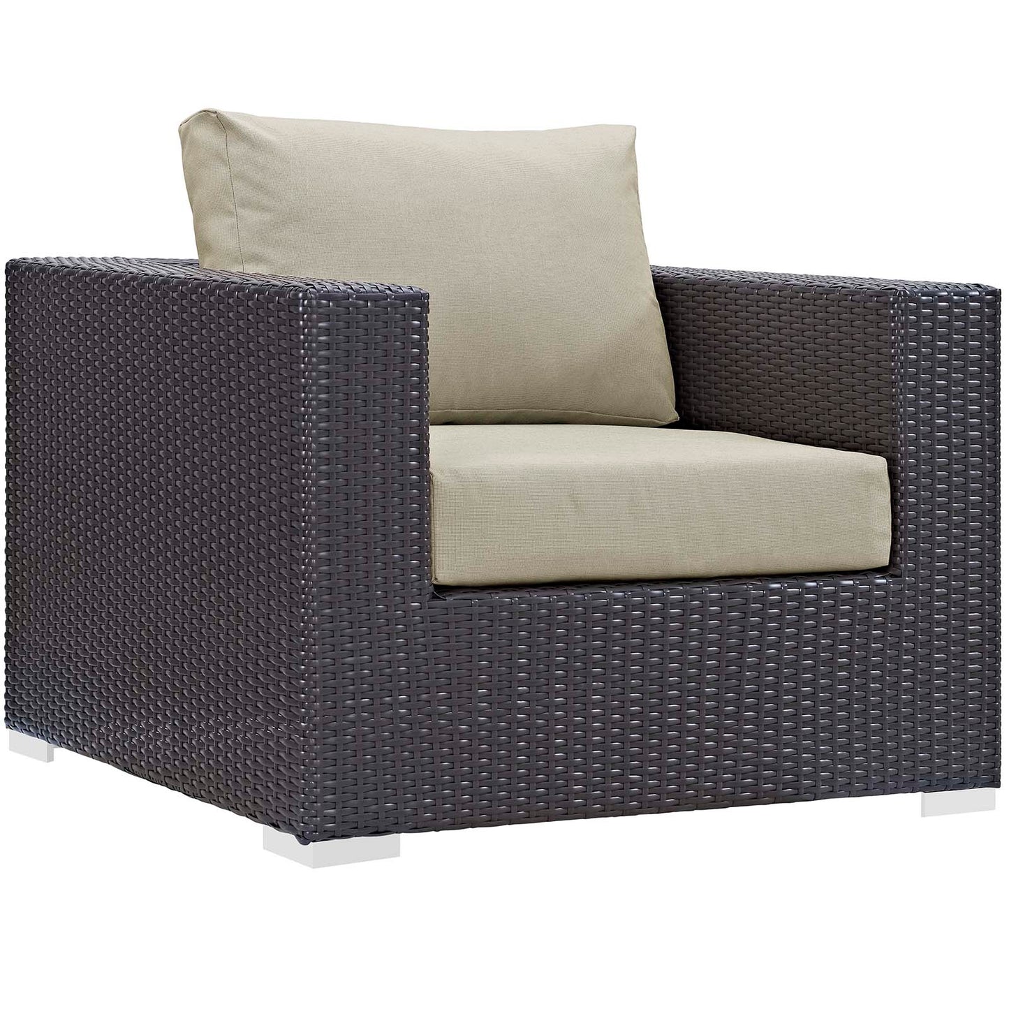 Convene 4 Piece Set Outdoor Patio with Fire Pit By Modway - EEI-3725 | Outdoor Sofas, Loveseats & Sectionals | Modishstore - 3