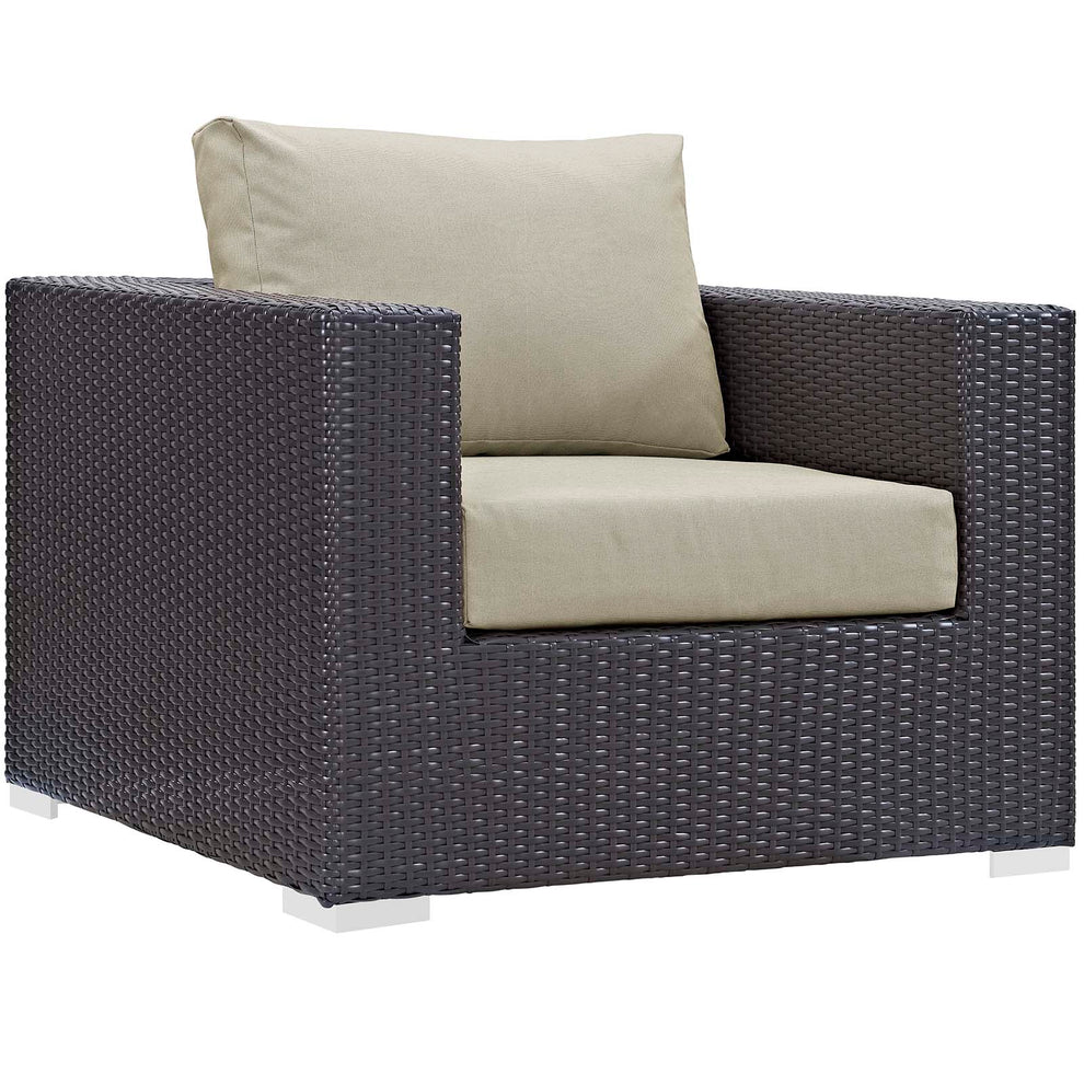 Convene 4 Piece Set Outdoor Patio with Fire Pit By Modway - EEI-3725 | Outdoor Sofas, Loveseats & Sectionals | Modishstore - 3