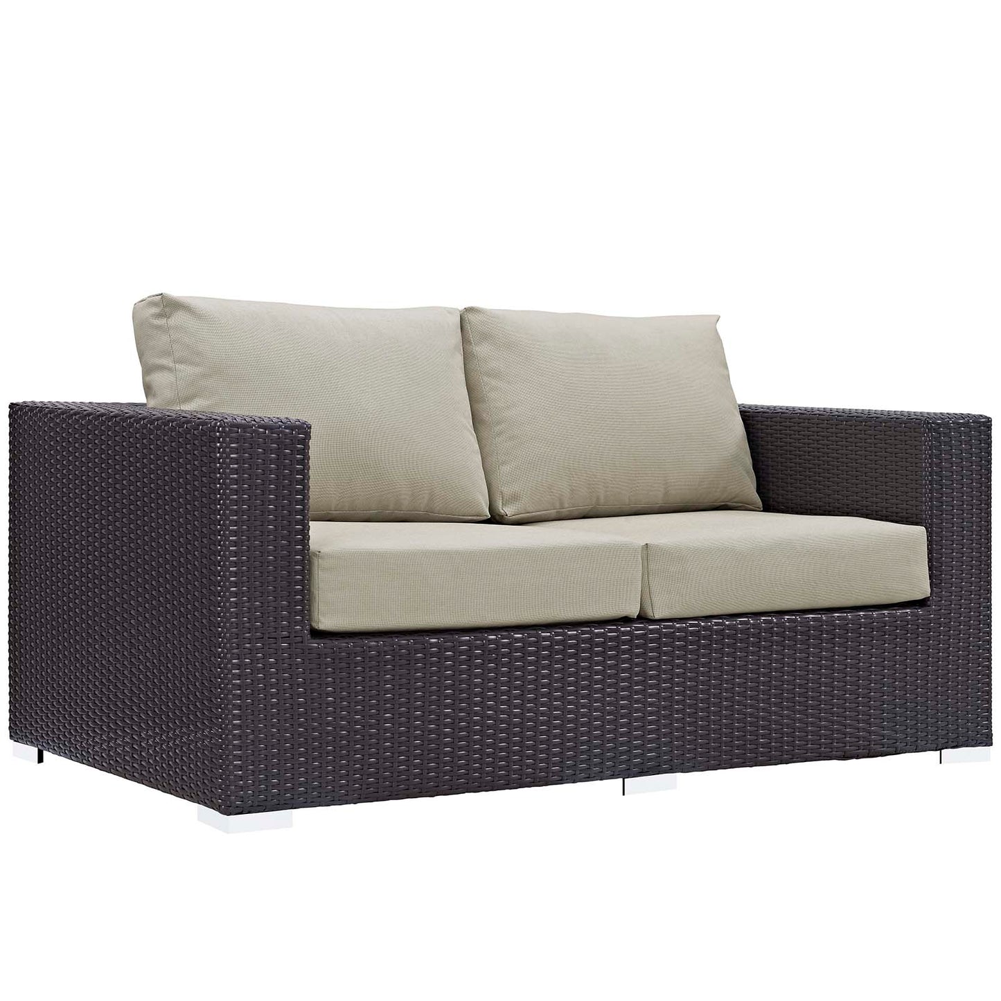 Convene 4 Piece Set Outdoor Patio with Fire Pit By Modway - EEI-3725 | Outdoor Sofas, Loveseats & Sectionals | Modishstore - 5