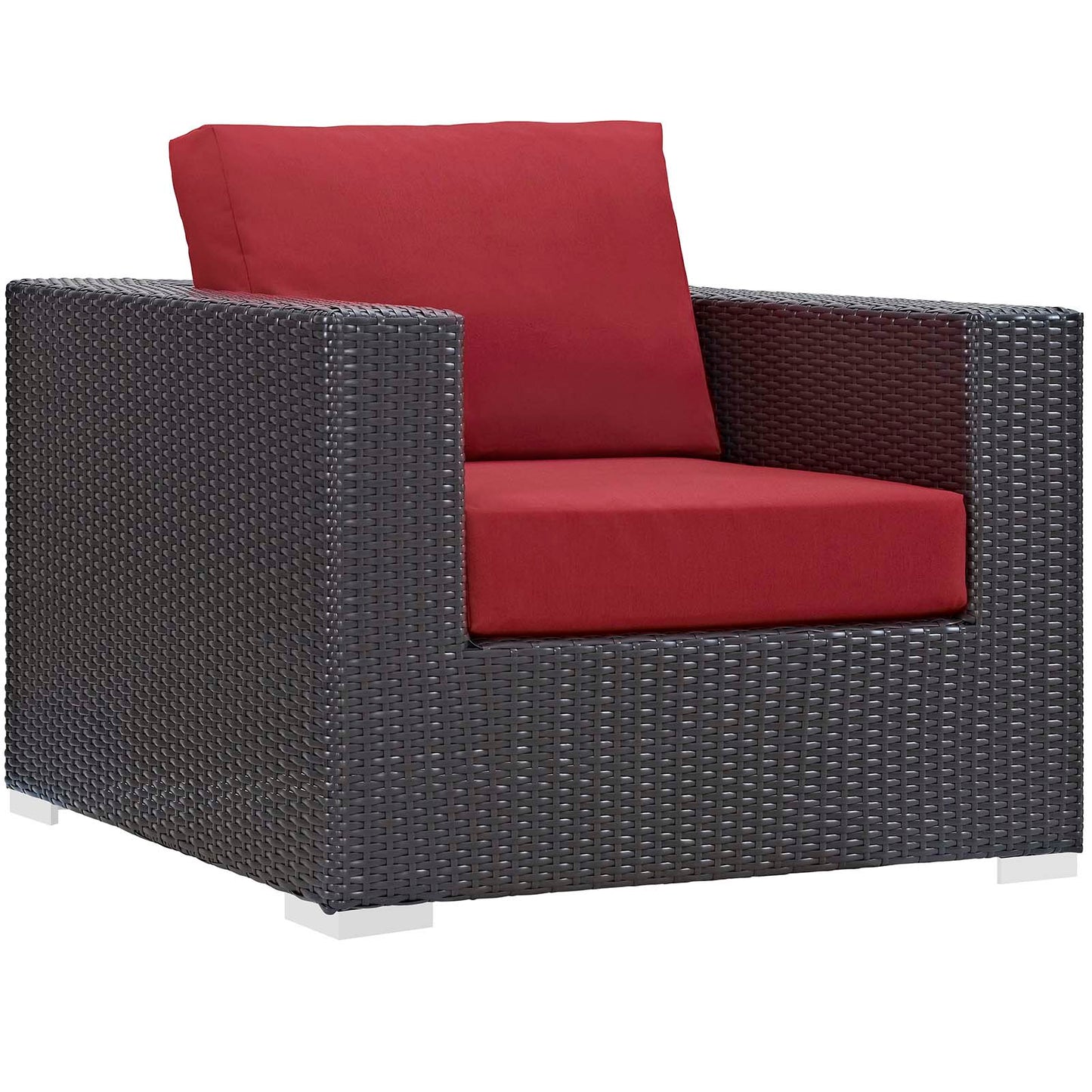 Convene 4 Piece Set Outdoor Patio with Fire Pit By Modway - EEI-3725 | Outdoor Sofas, Loveseats & Sectionals | Modishstore - 11