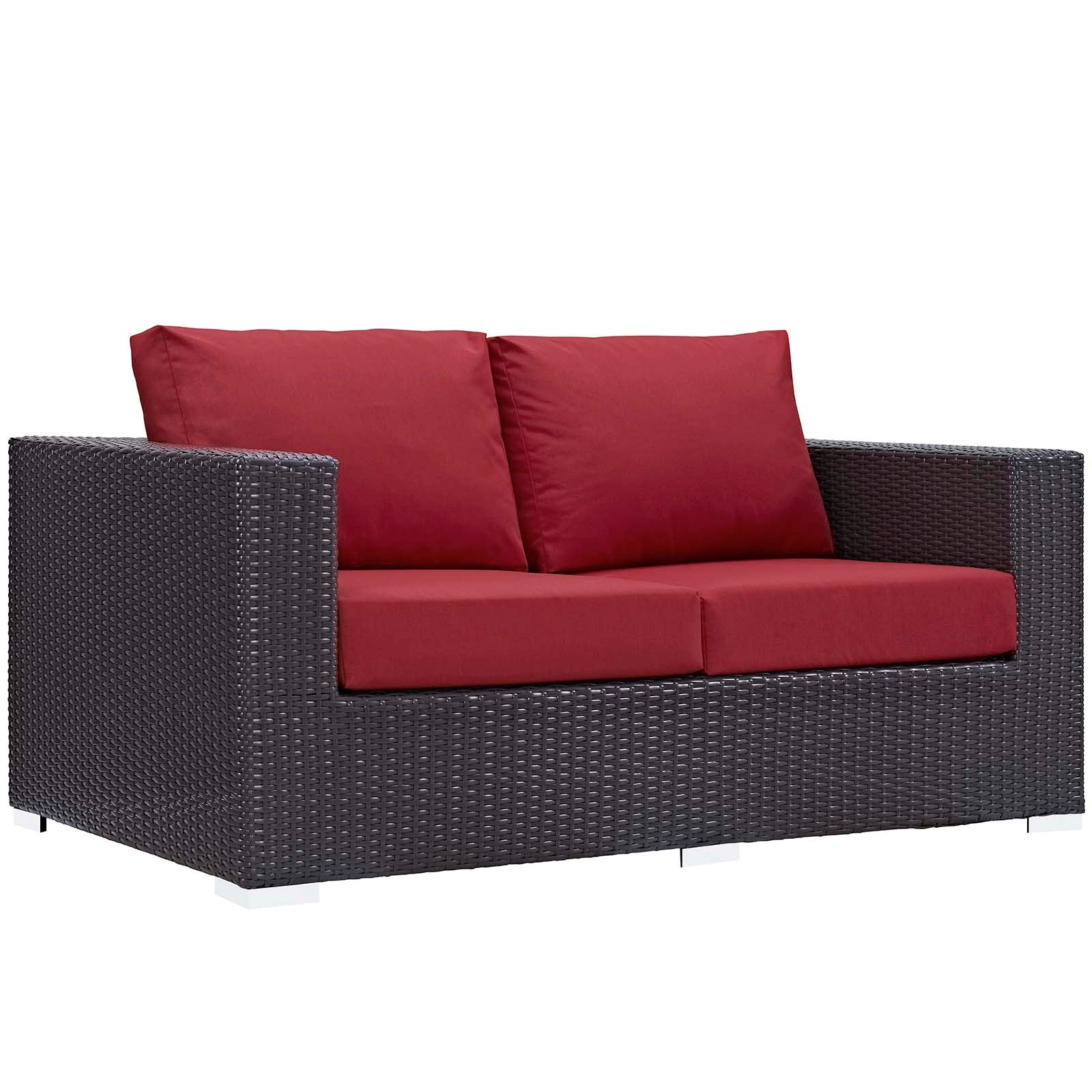 Convene 4 Piece Set Outdoor Patio with Fire Pit By Modway - EEI-3725 | Outdoor Sofas, Loveseats & Sectionals | Modishstore - 13