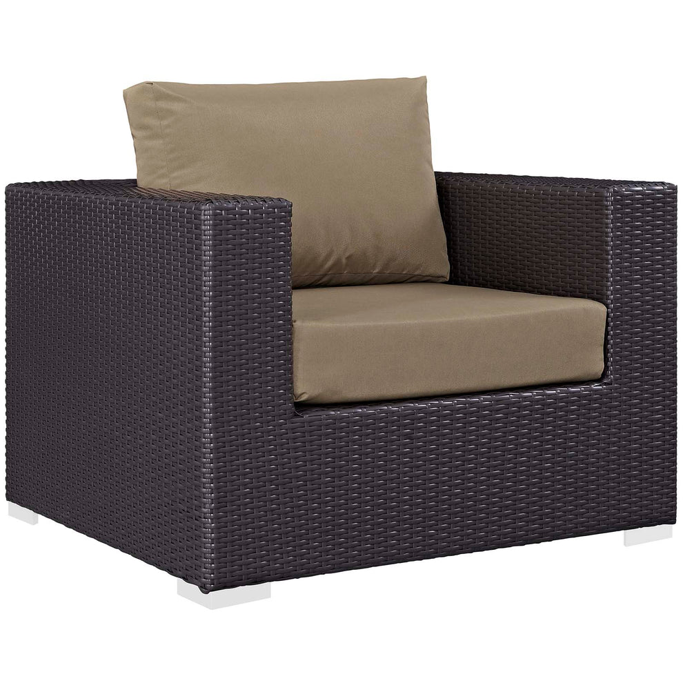 Modway Convene 5 Piece Set Outdoor Patio with Fire Pit-EEI-3726 - EEI-3726 | Outdoor Sofas, Loveseats & Sectionals | Modishstore - 43