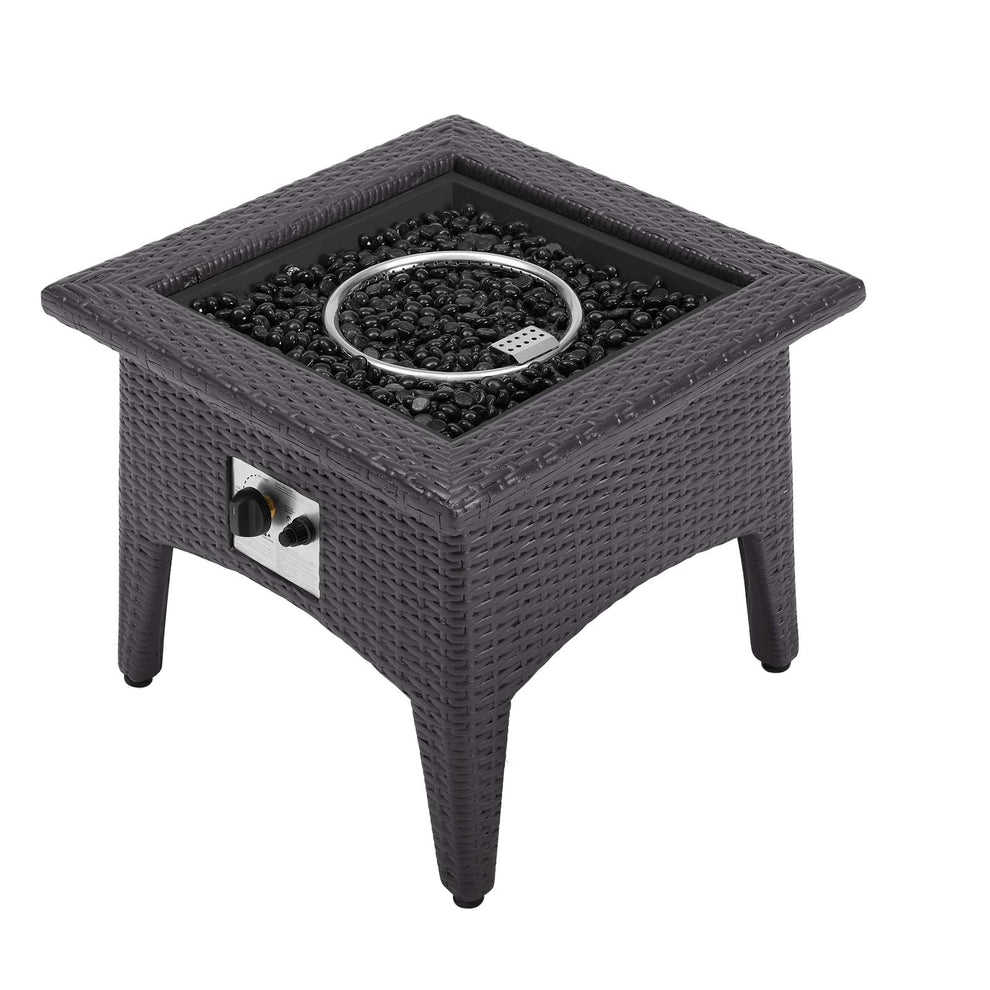 Modway Convene 5 Piece Set Outdoor Patio with Fire Pit-EEI-3726 - EEI-3726 | Outdoor Sofas, Loveseats & Sectionals | Modishstore - 30