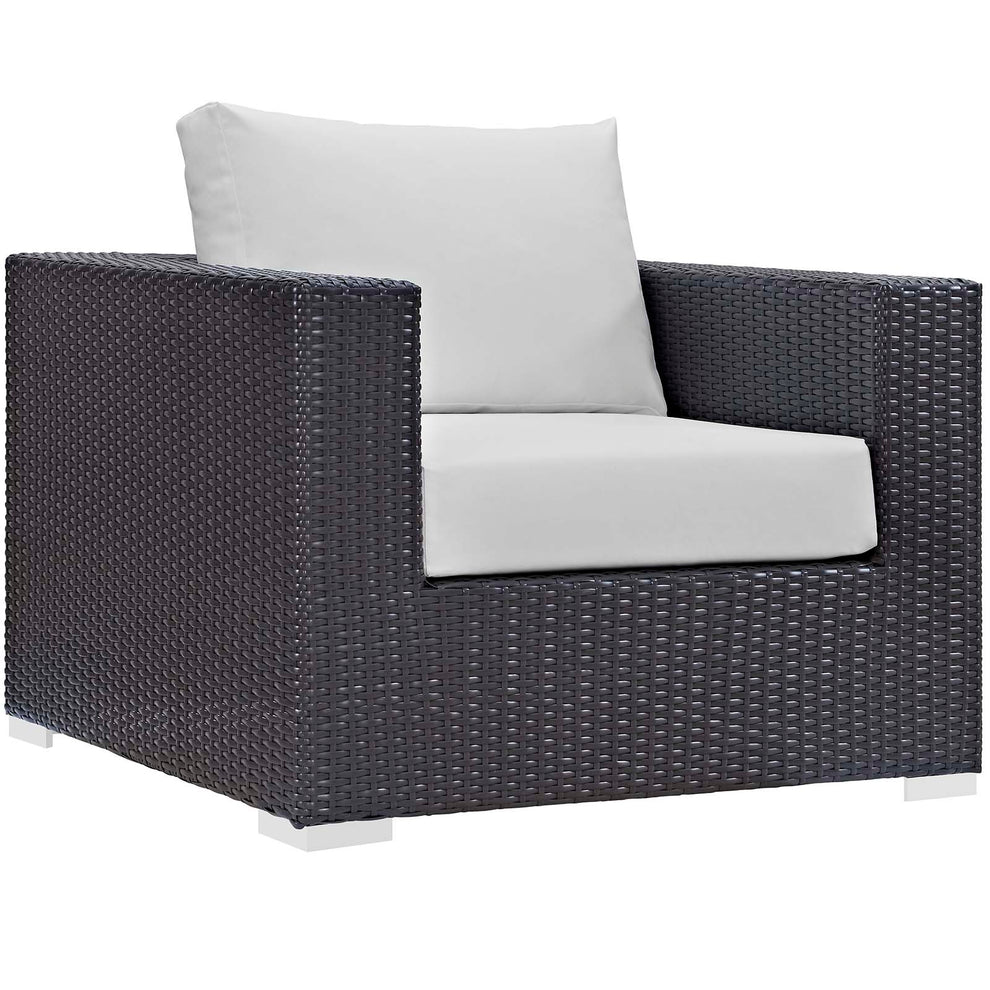Modway Convene 5 Piece Set Outdoor Patio with Fire Pit-EEI-3726 - EEI-3726 | Outdoor Sofas, Loveseats & Sectionals | Modishstore - 36