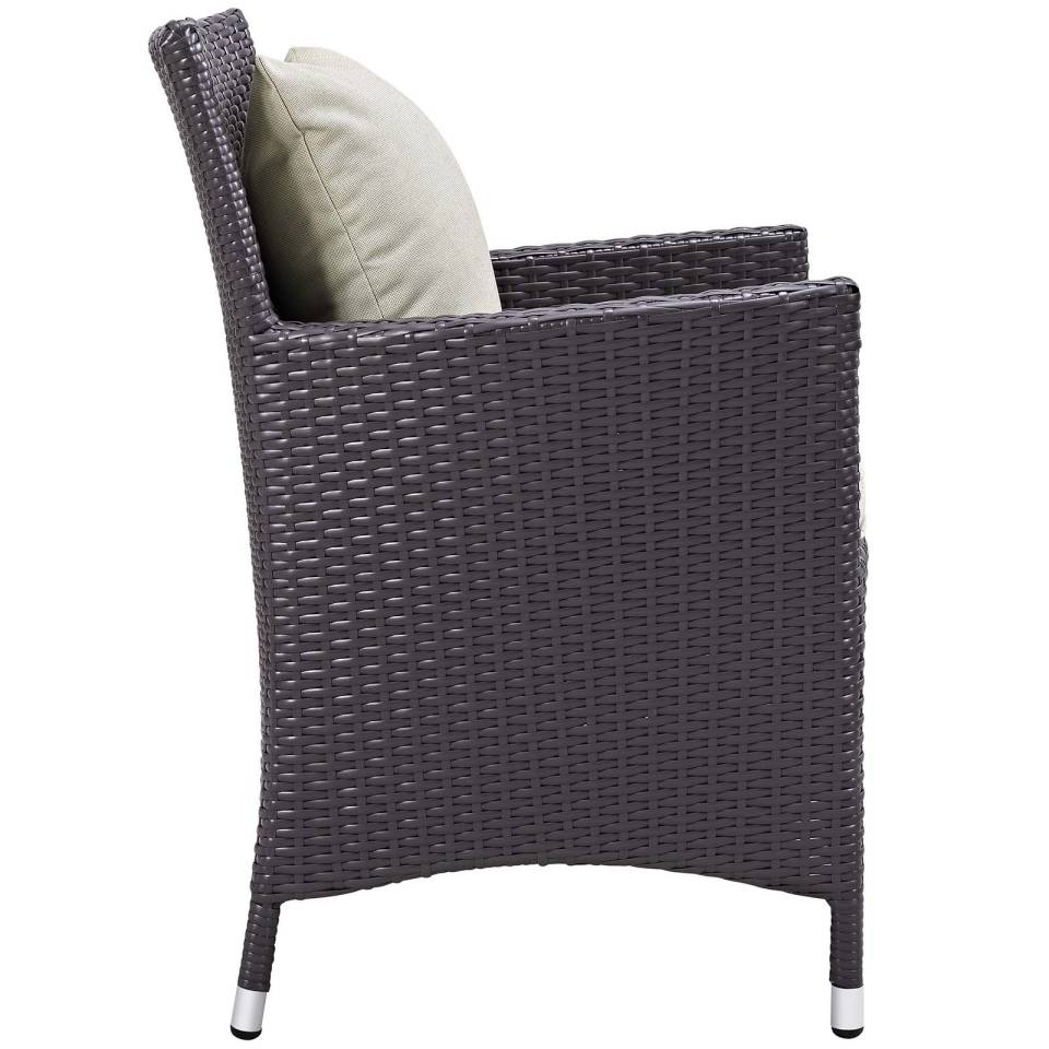 Modway Convene 3 Piece Set Outdoor Patio with Fire Pit - EEI-3729 | Outdoor Chairs | Modishstore - 16