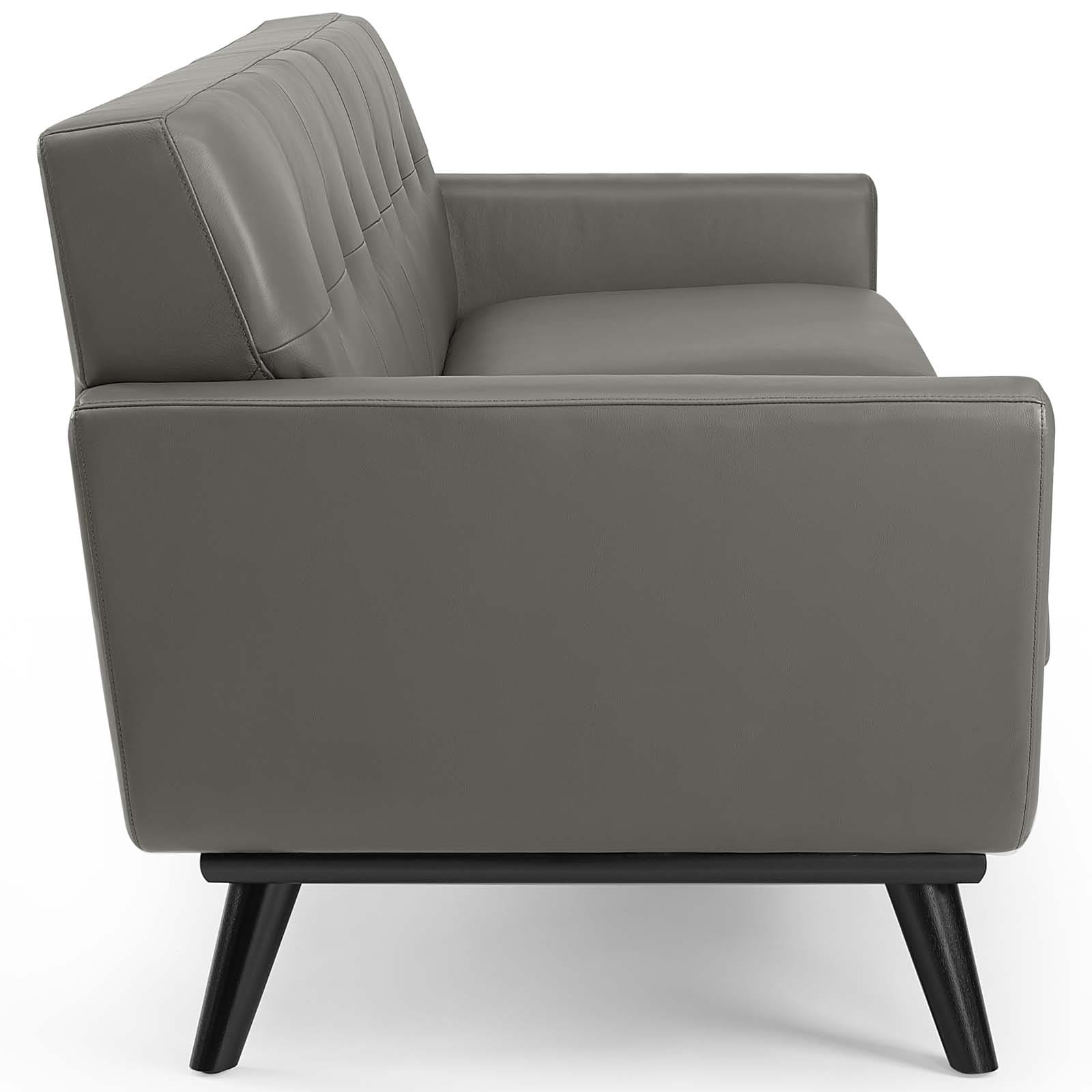 Modway Engage Top-Grain Leather Living Room Lounge Sofa | Sofas | Modishstore-3