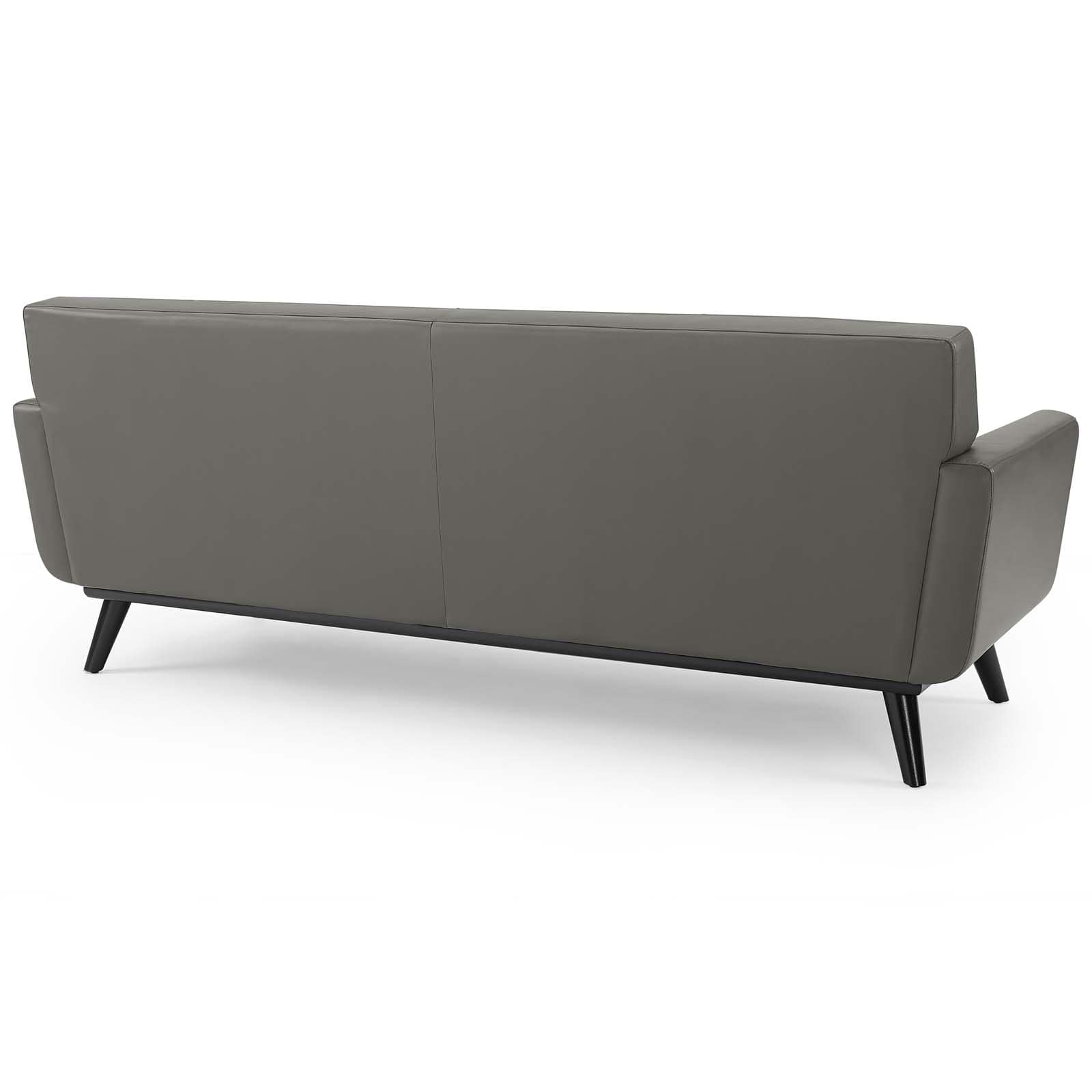 Modway Engage Top-Grain Leather Living Room Lounge Sofa | Sofas | Modishstore-4