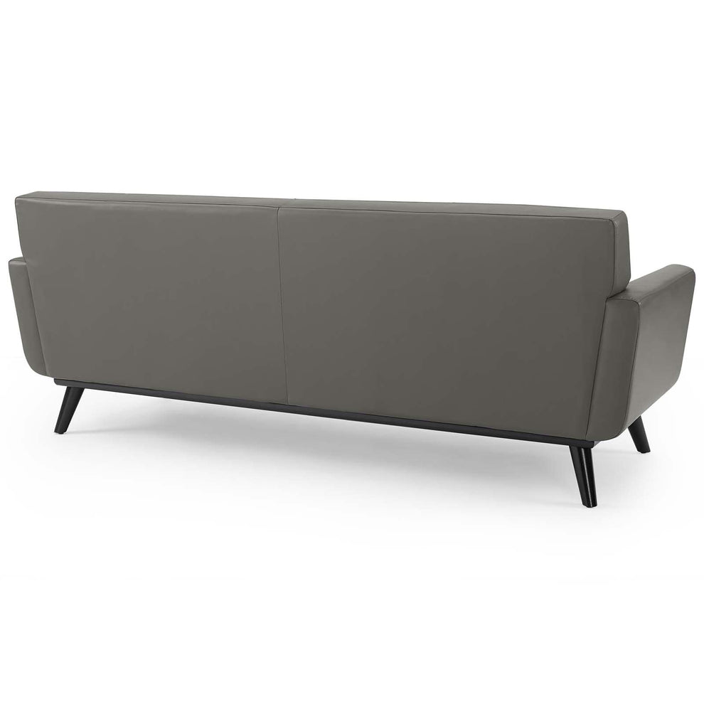 Modway Engage Top-Grain Leather Living Room Lounge Sofa - EEI-3733 | Sofas | Modishstore - 4
