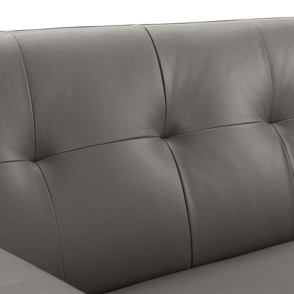Modway Engage Top-Grain Leather Living Room Lounge Sofa - EEI-3733 | Sofas | Modishstore - 7