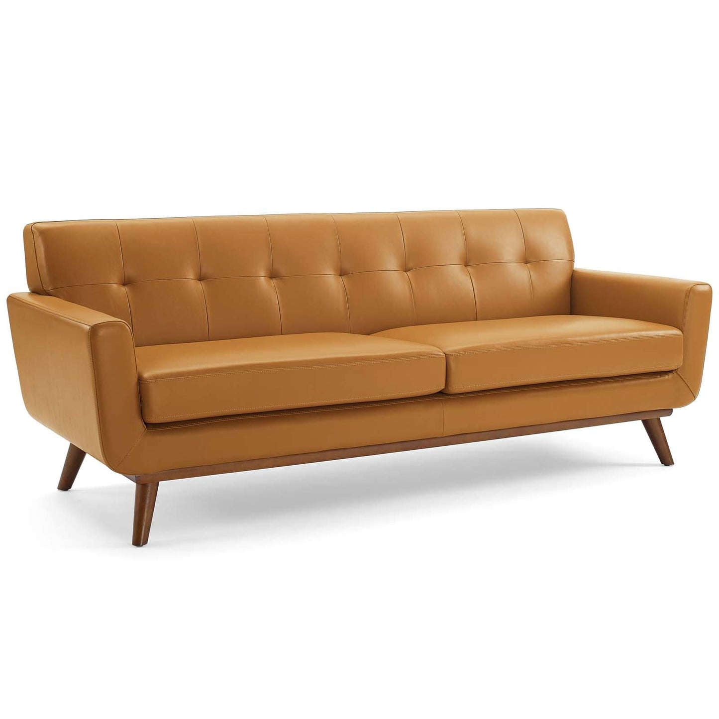 Modway Engage Top-Grain Leather Living Room Lounge Sofa | Sofas | Modishstore-10