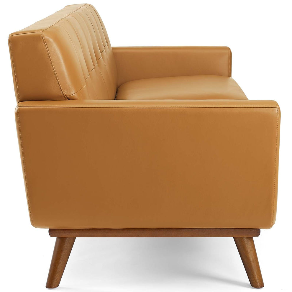 Modway Engage Top-Grain Leather Living Room Lounge Sofa - EEI-3733 | Sofas | Modishstore - 11