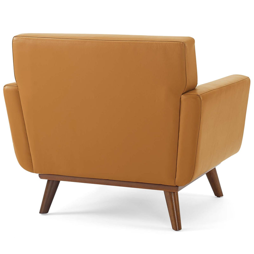 Modway Engage Top-Grain Leather Living Room Lounge Accent Armchair - EEI-3734 | Armchairs | Modishstore - 10