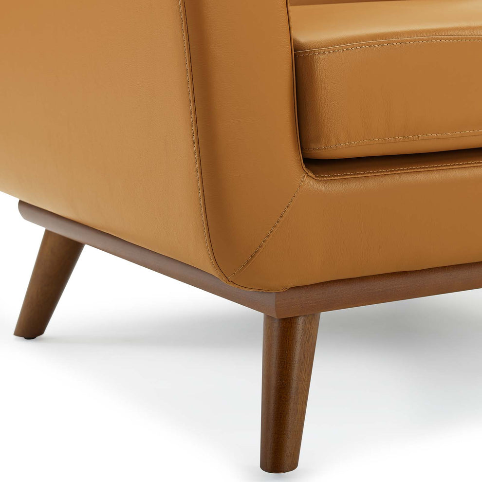 Modway Engage Top-Grain Leather Living Room Lounge Accent Armchair - EEI-3734 | Armchairs | Modishstore - 13