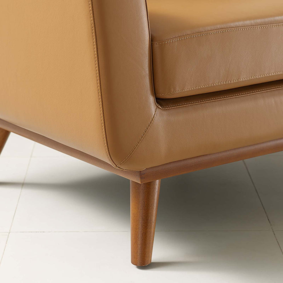 Modway Engage Top-Grain Leather Living Room Lounge Accent Armchair - EEI-3734 | Armchairs | Modishstore - 14