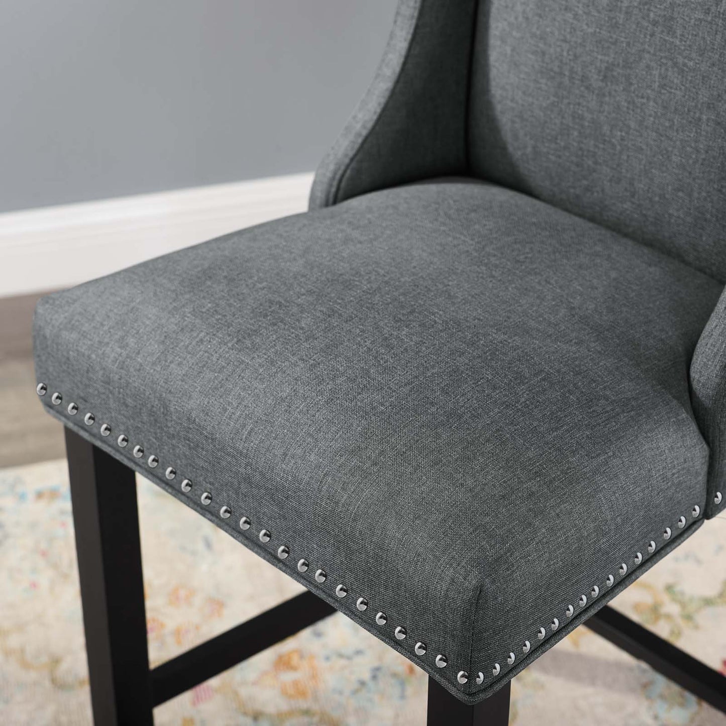 Modway Baron Upholstered Fabric Counter Stool | Counter Stools | Modishstore-21