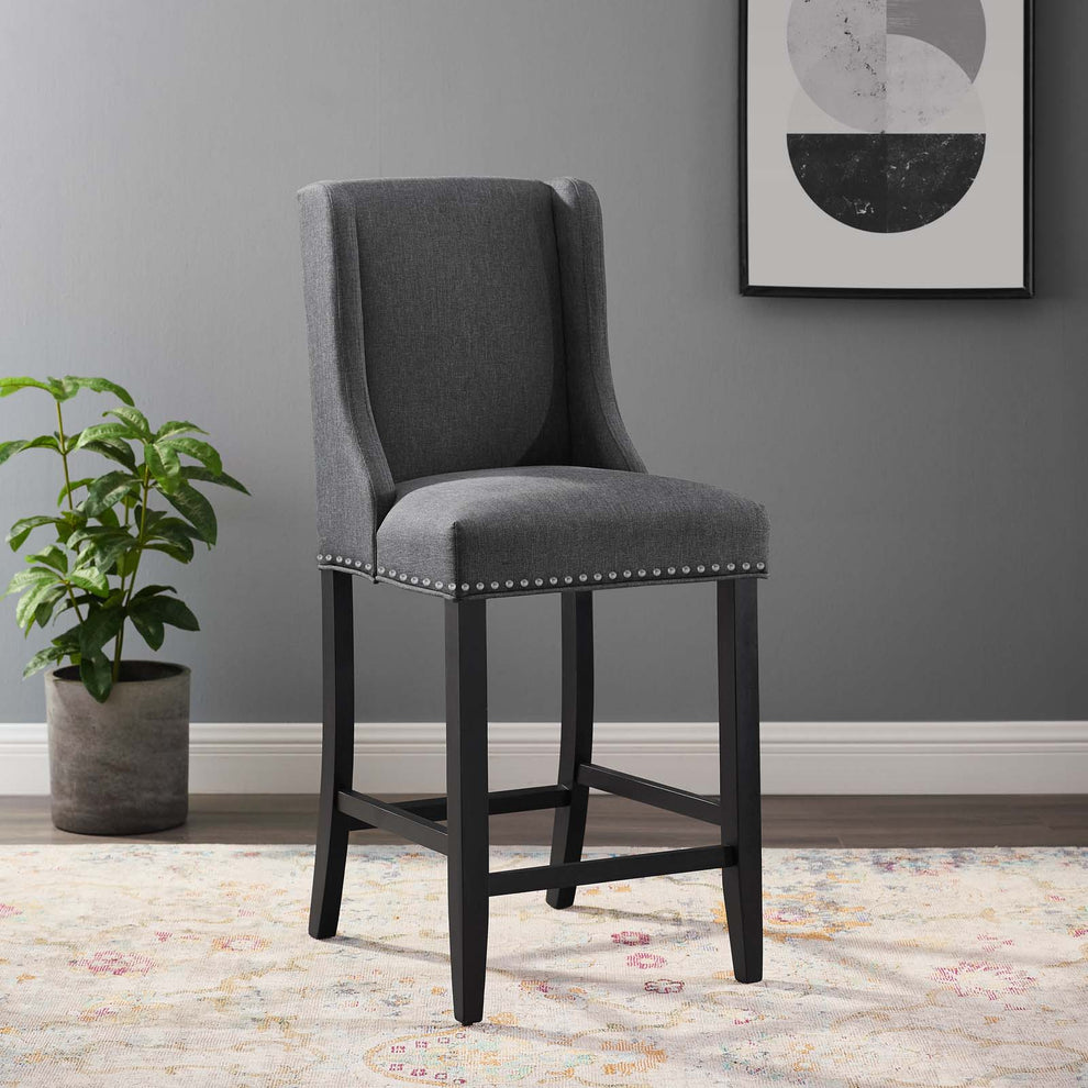 Modway Baron Upholstered Fabric Counter Stool - EEI-3735 | Counter Stools | Modishstore - 15